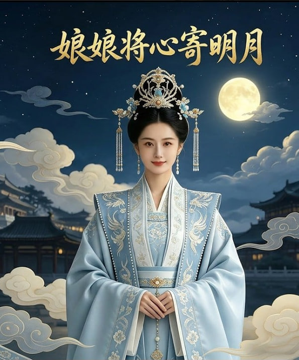 娘娘将心寄明月——钢笔水漏手上
